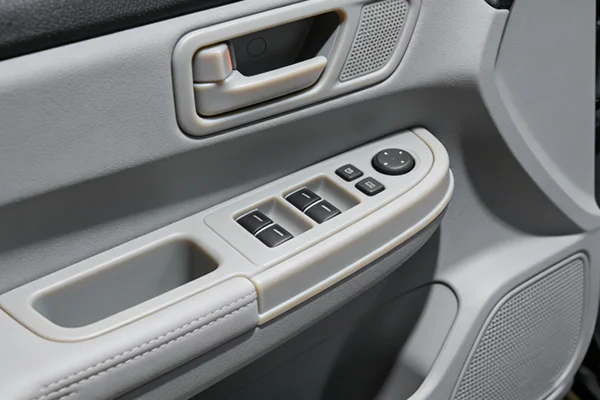 Customized silicone rubber injection molded components for automotive interiors