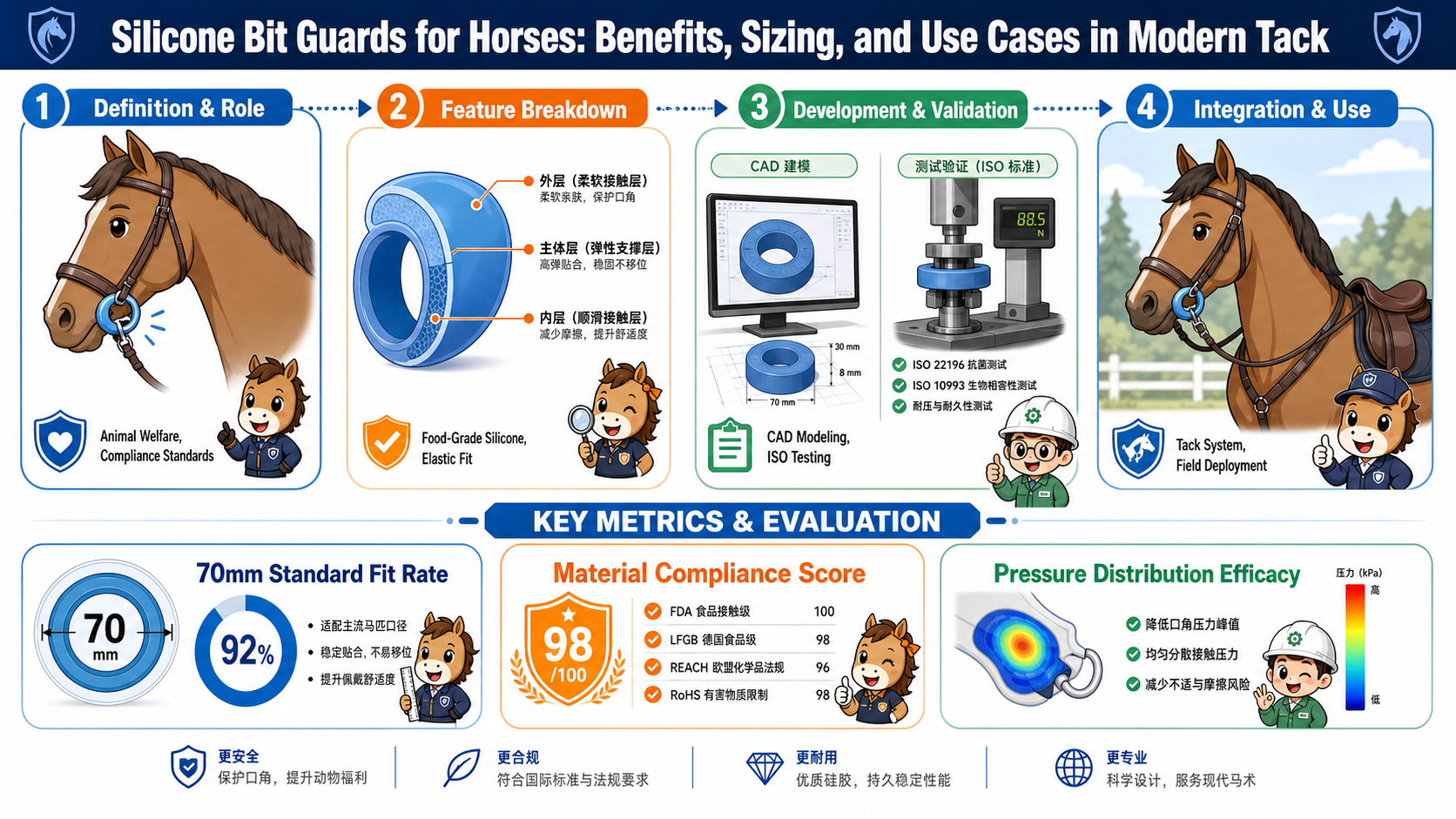Silicone Bit Guards for Horses: Benefits, Sizing, and Use Cases in Modern Tack