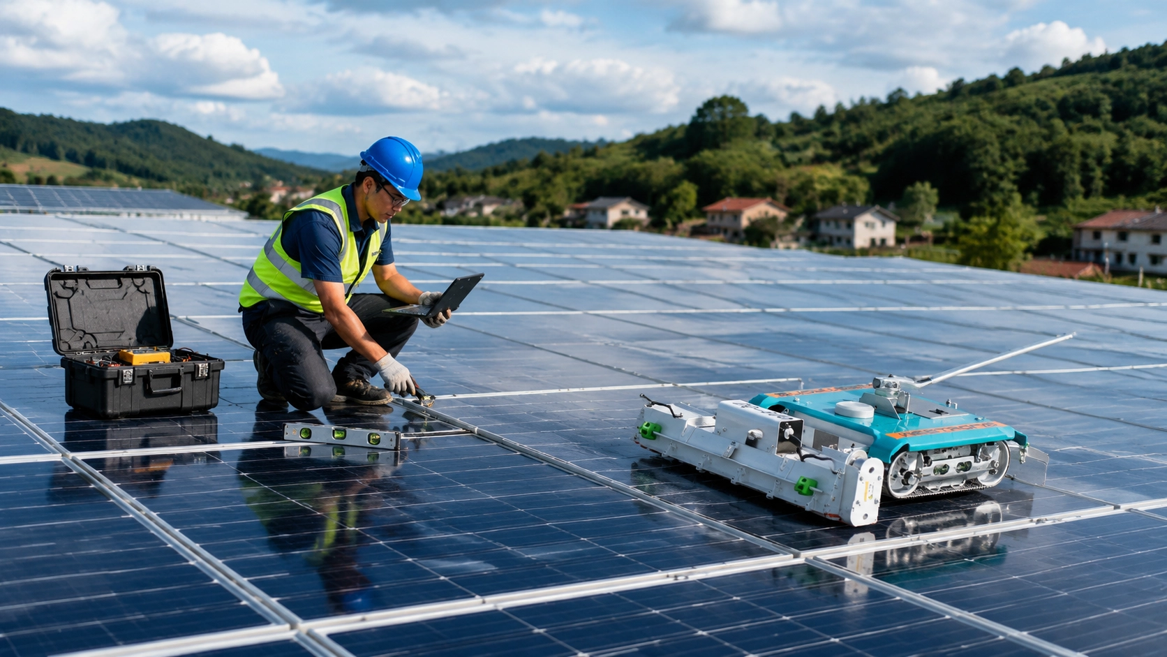 Solar Panel Cleaning Robot Manufacturing & Engineering Services
