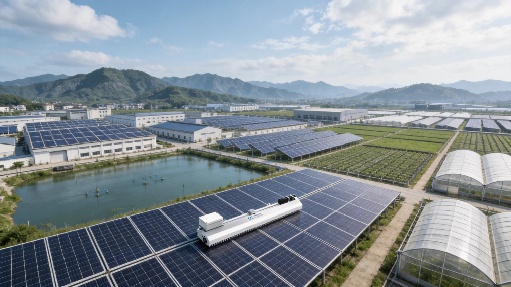 50 MW Fresnel CSP — Water-Tank Robot Variant