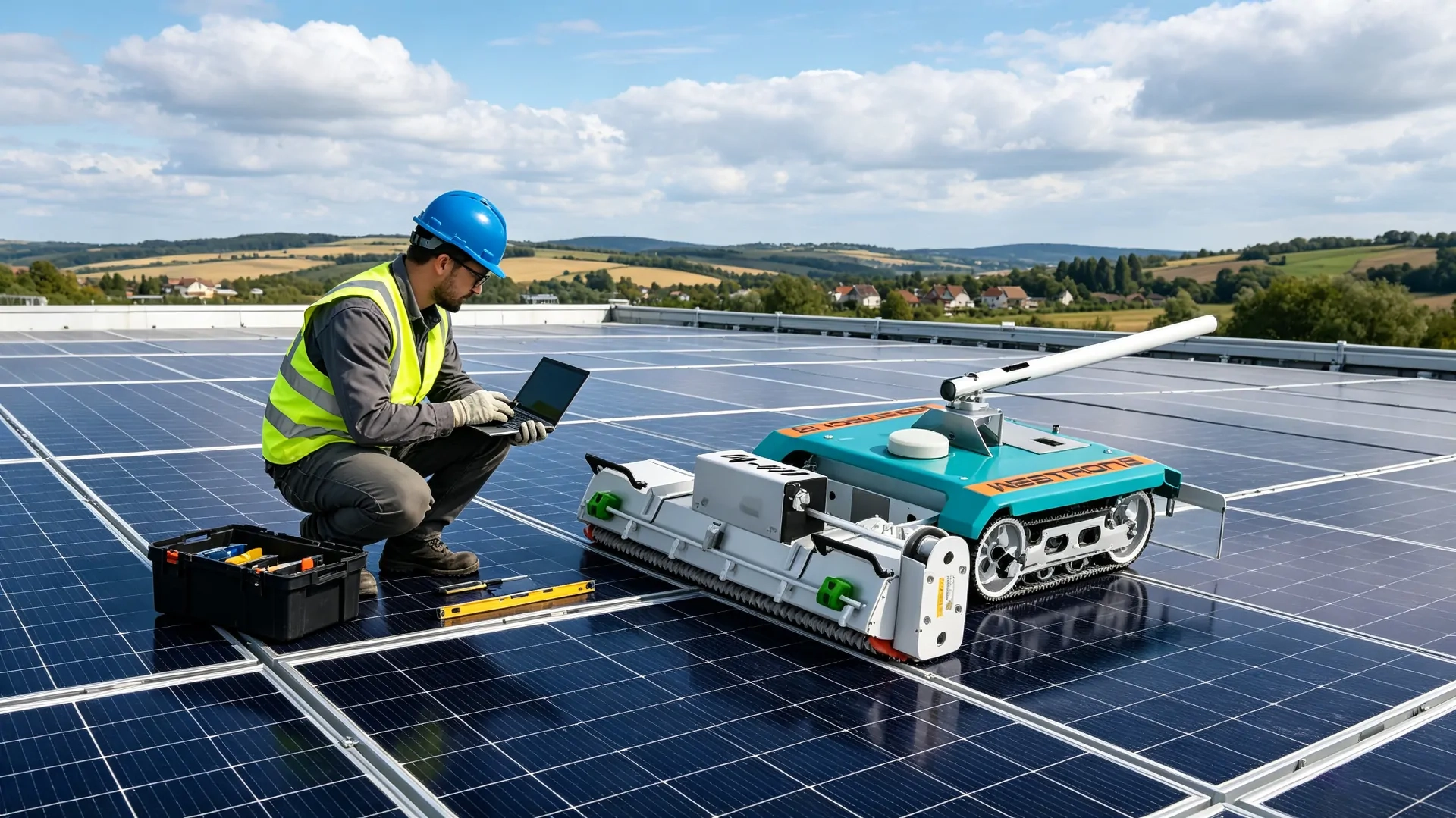 Solar Cleaning Robot Quality Inspection Process