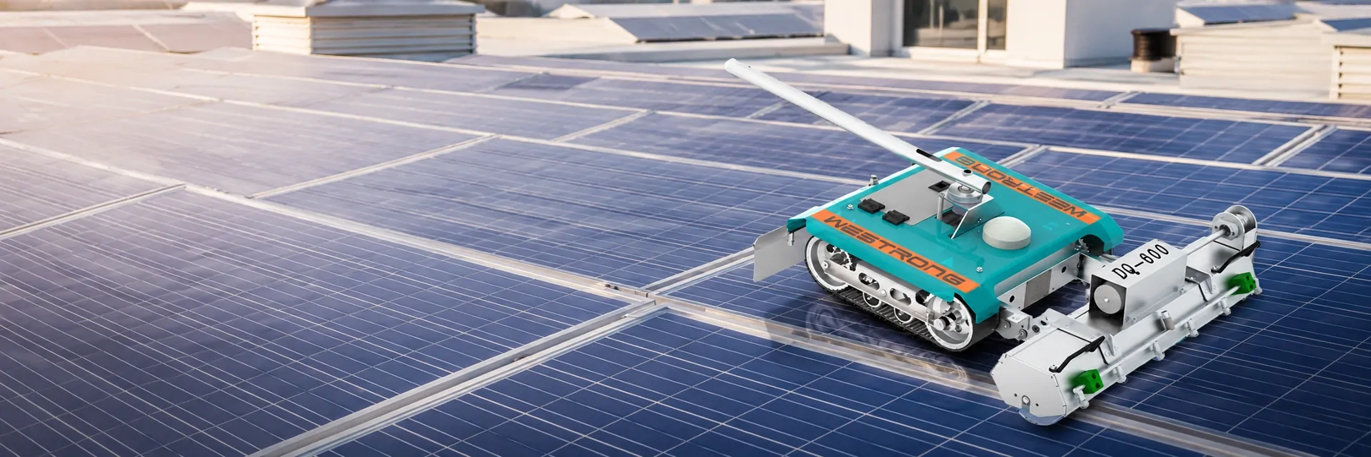 distributed solar panel cleaning robot, photovoltaic panel cleaning robot, PV cleaning robot, BQ1500S。
