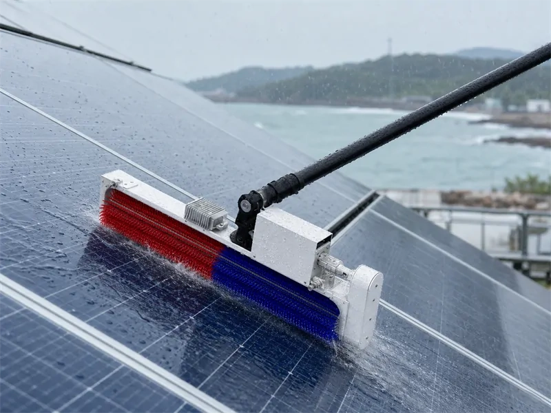 solar panel cleaning brush