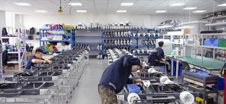Inside a Solar Cleaning Robot Factory