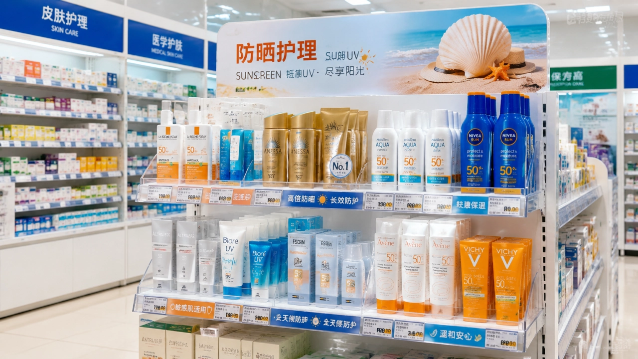 Drug-Store Sun Care Endcap