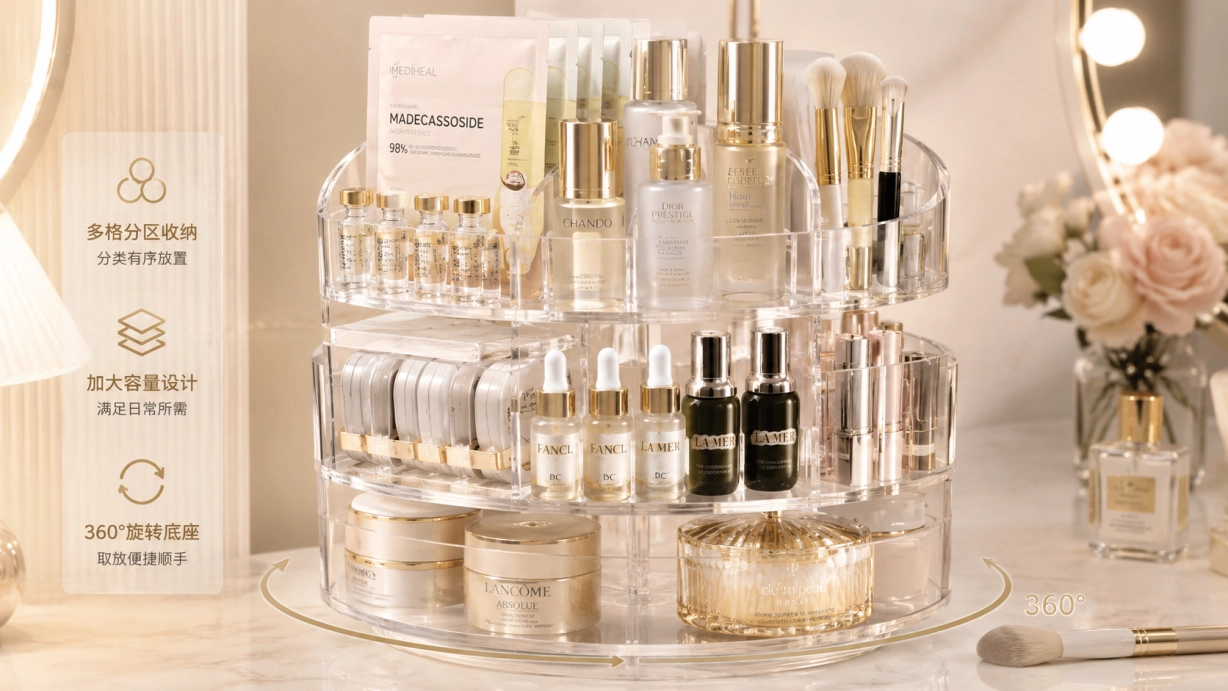 LED Luxury Skincare Display