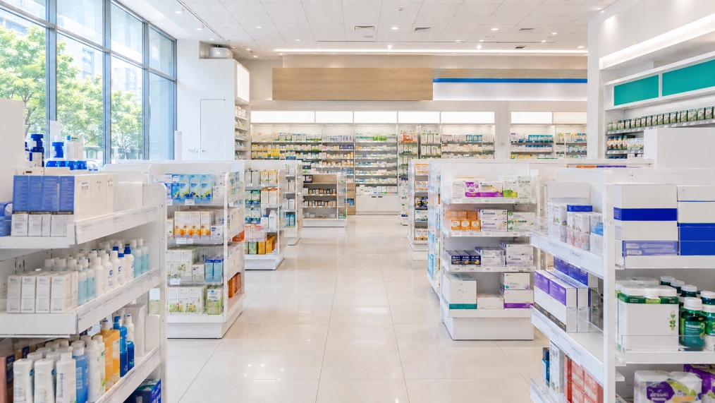 Skincare Endcap for Pharmacies