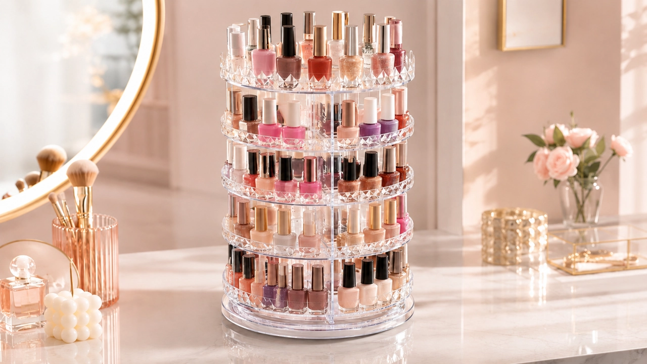 Rotating Nail Polish Tower