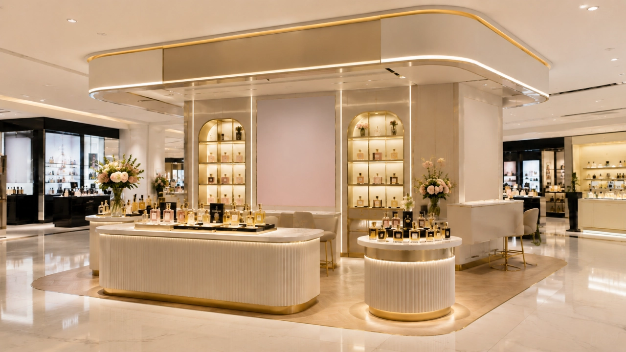 Duty-Free Perfume Display