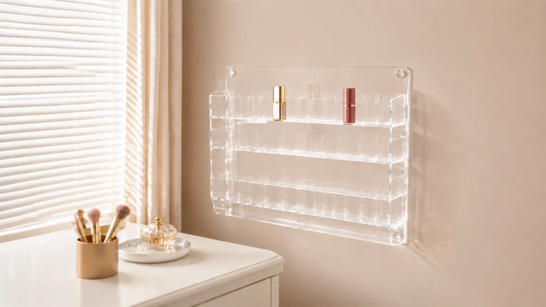 Wall Mounted Cosmetic Display