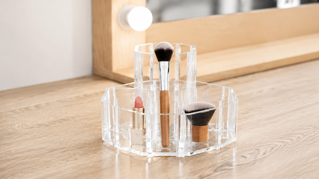 Acrylic Makeup Brush Tower