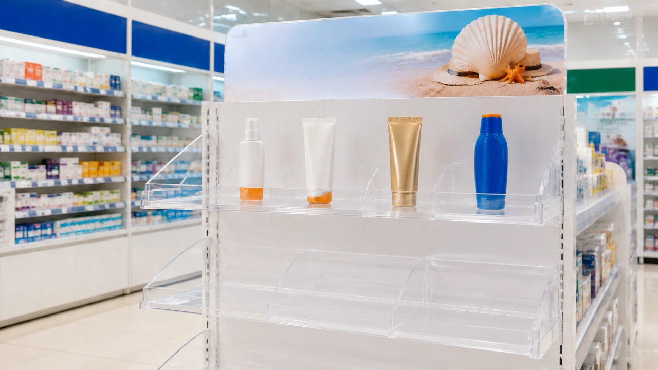Drug-Store Sun Care Endcap