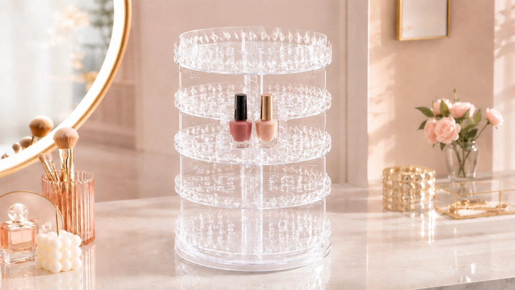 Rotating Nail Polish Tower