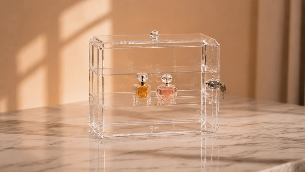 Lockable Perfume Display Case