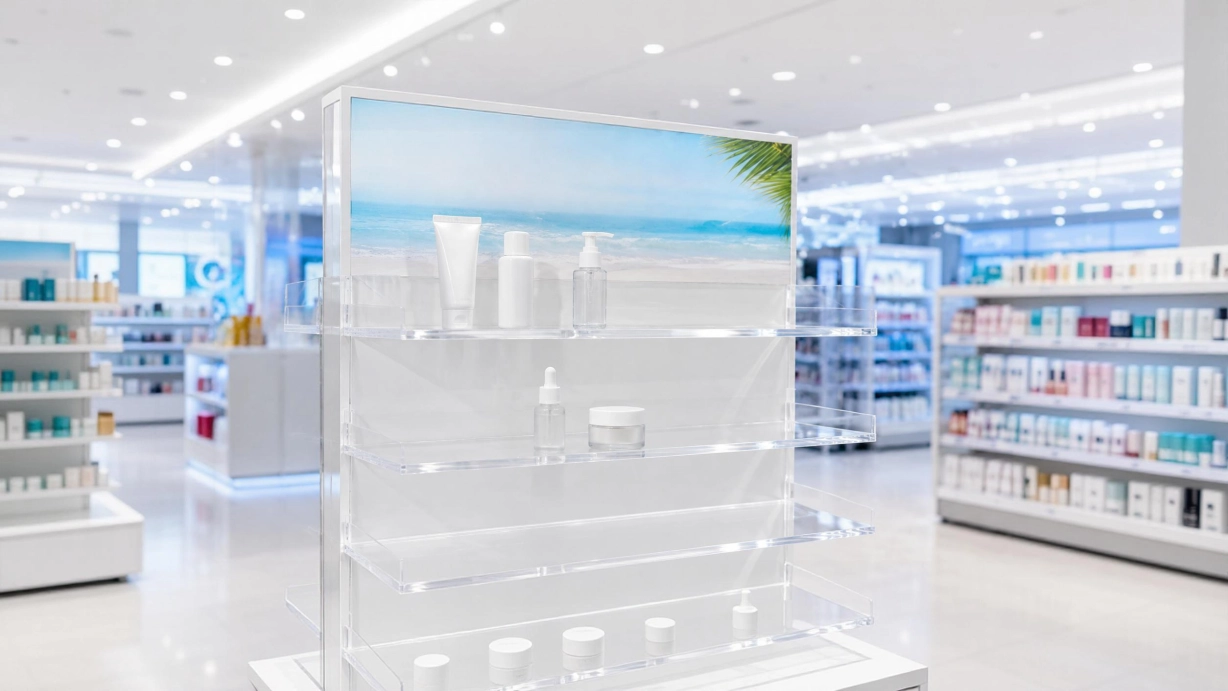 Sun Care Endcap for Drug Store