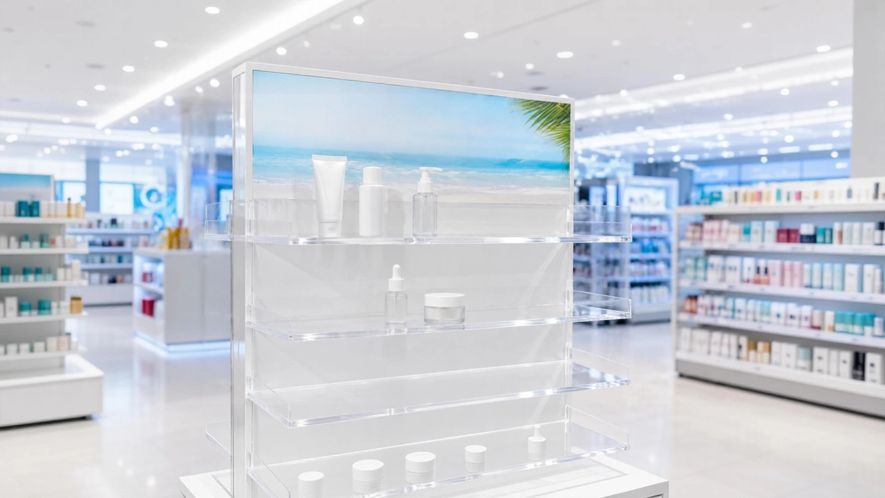 Sun Care Endcap for Drug Store