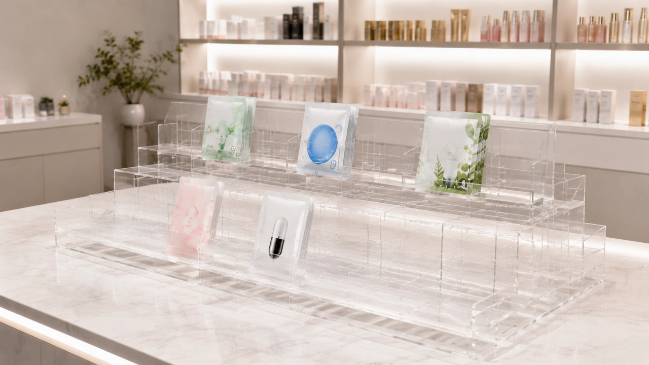 Tiered Sheet Mask Display