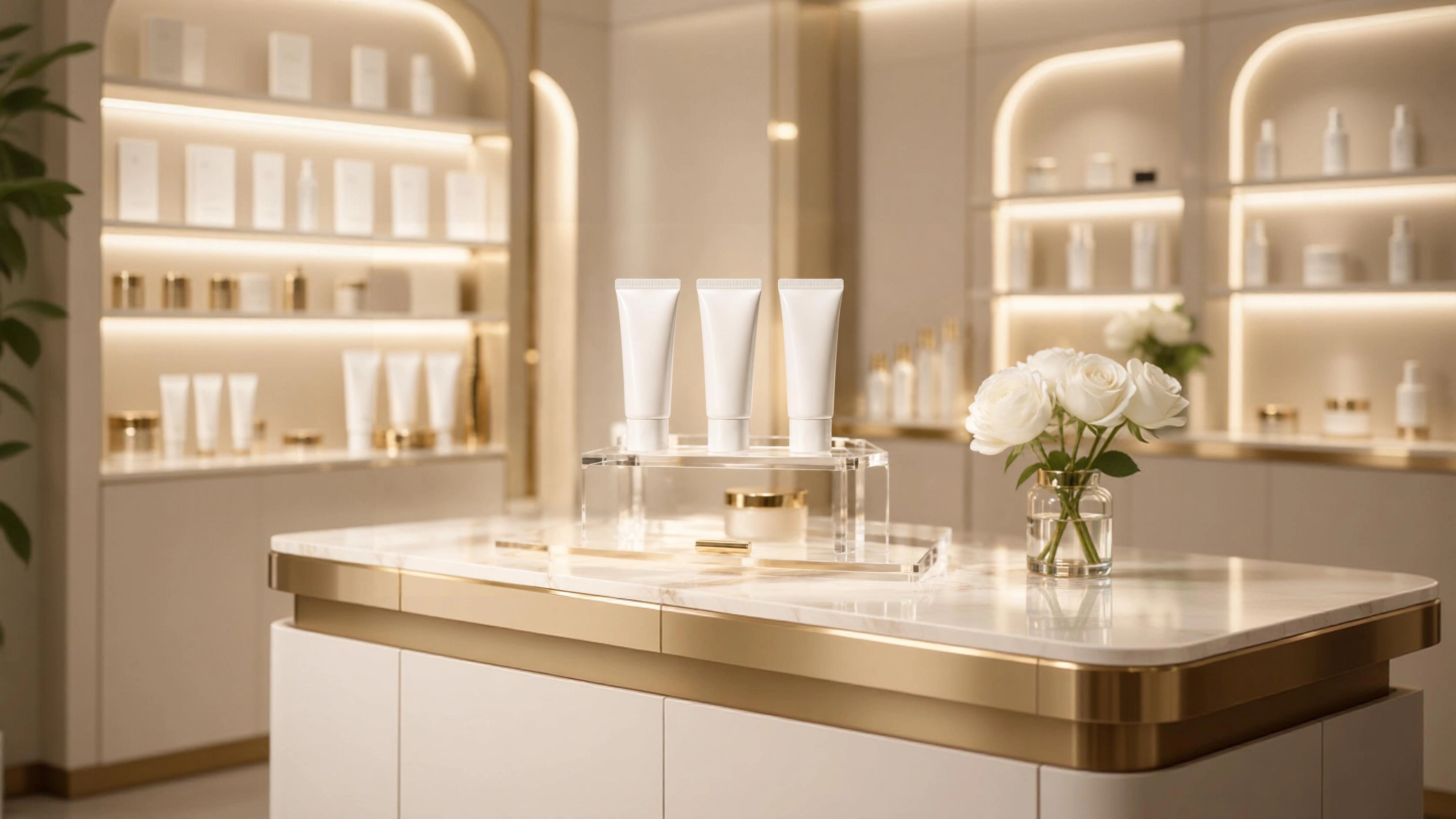 Cosmetic Floor Display