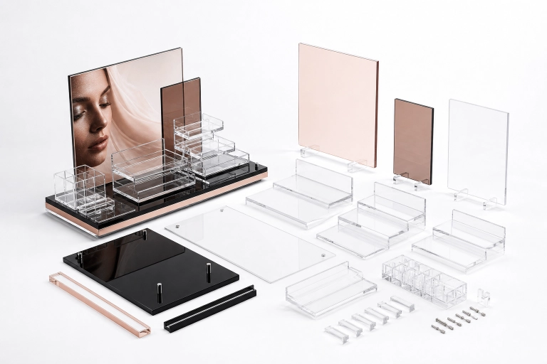 2025 Global Beauty Retail Fixture Trends: How Modern Acrylic Displays Are Reshaping In-Store Brand Visibility