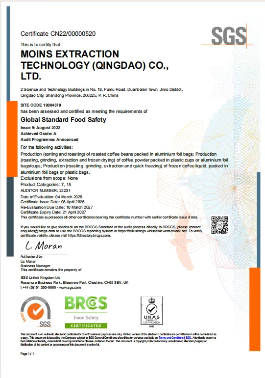 Global Standard Food Safety