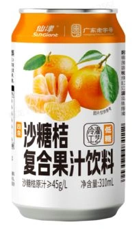 Sugar Orange Mixed Fruit Juice Drink