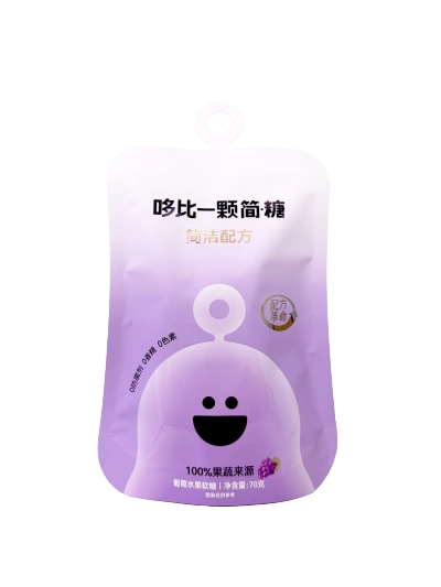 Dobby Single Grape Gummy Candy 70g