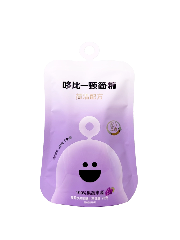 Dobby Single Grape Gummy Candy 70g
