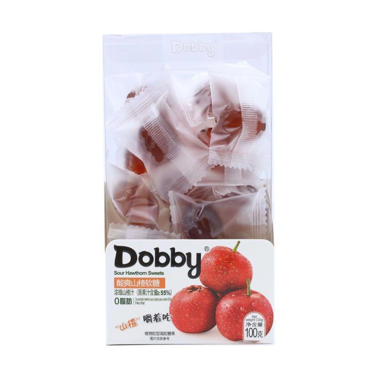 Dobby Crystal Peelable Ripe Grape Gummy 103g