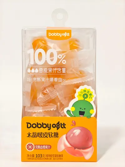 Dobby Crystal Peelable Ripe Blood Orange Gummy 103g