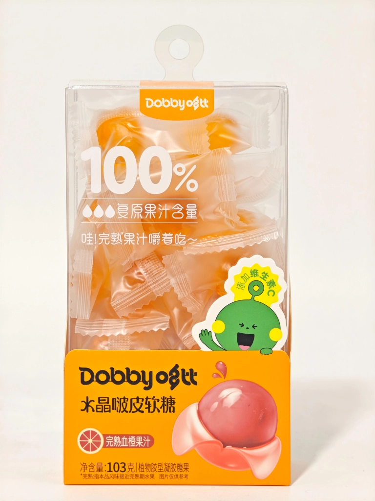 Dobby Crystal Peelable Ripe Blood Orange Gummy 103g