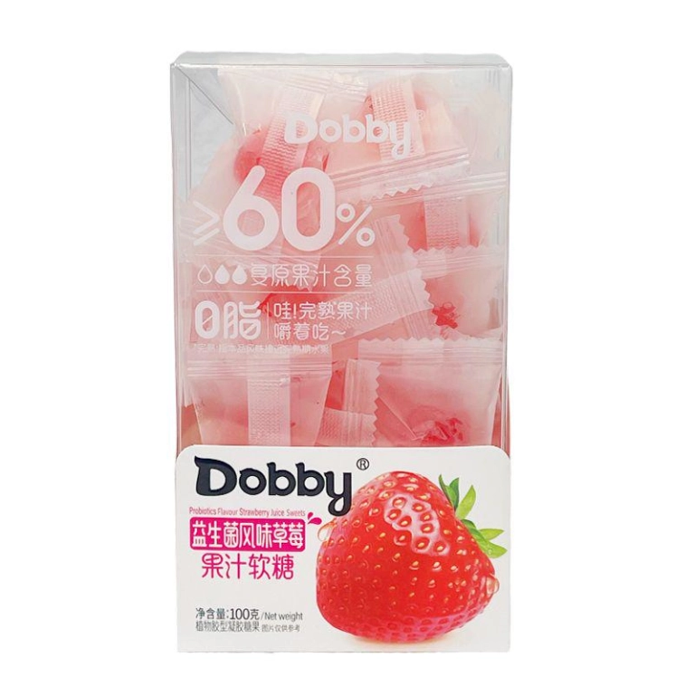 Dobby Probiotic Strawberry Gummy 100g