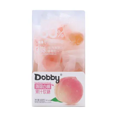 Dobby Konjac White Peach Gummy (Upgraded) 100g