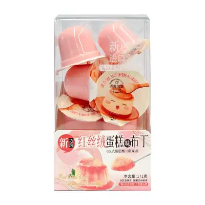 Xinqiaofeng Red Velvet Cake Flavor Pudding 171g