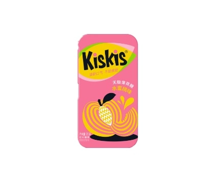 【Halal】Kiskis Sugar-Free Mints (Peach )
