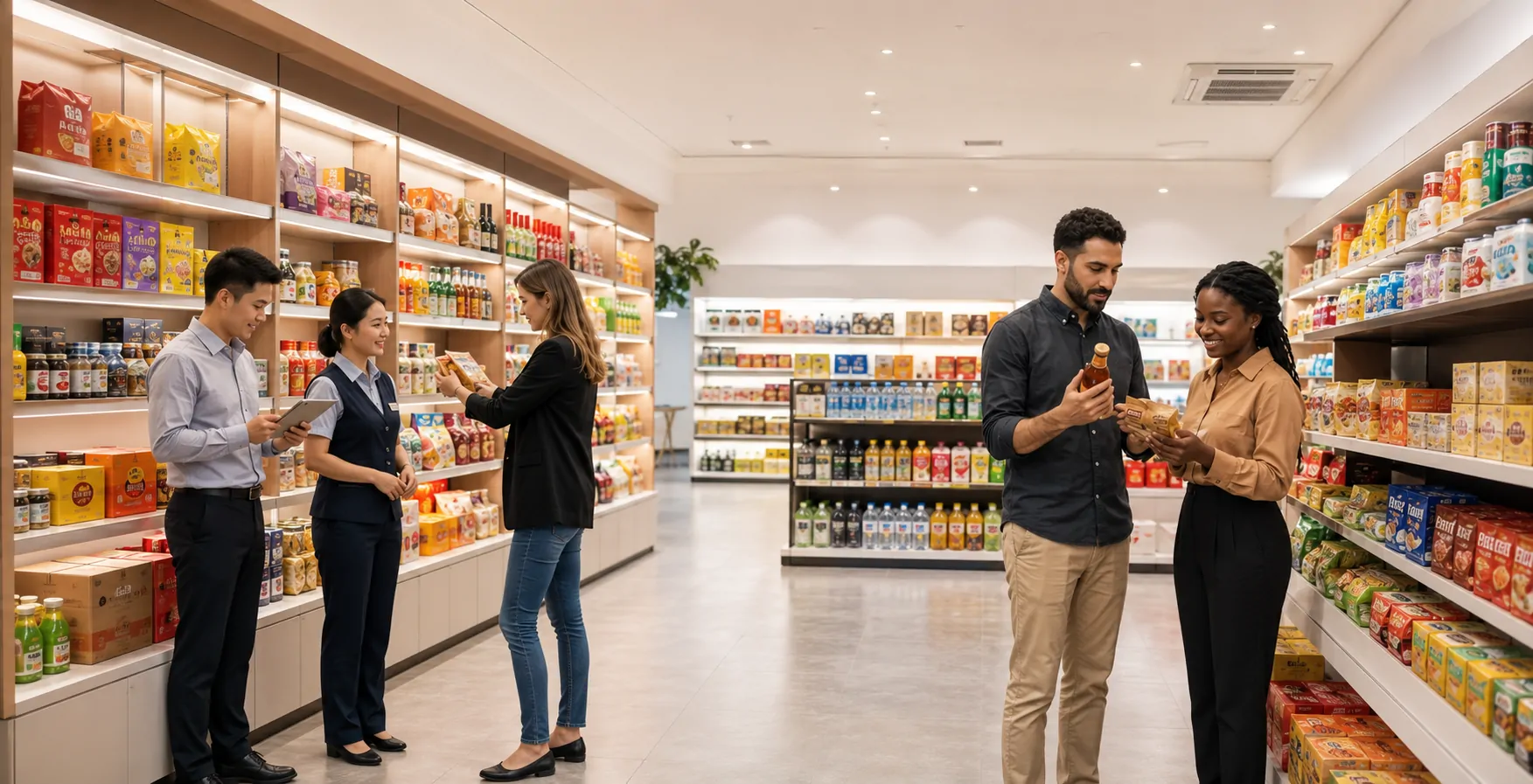 International buyers sourcing Chinese packaged food and beverages