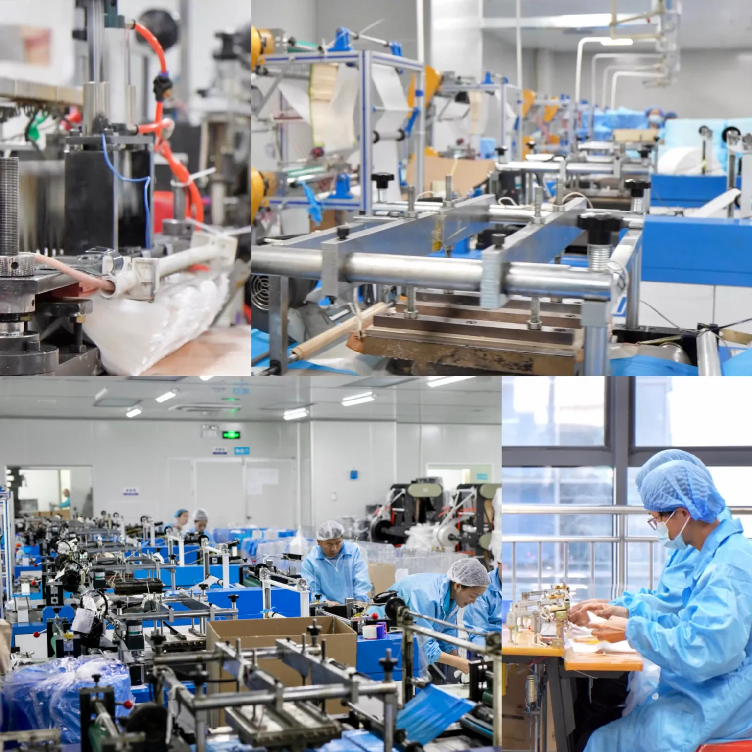 Own factories and manufacturing network