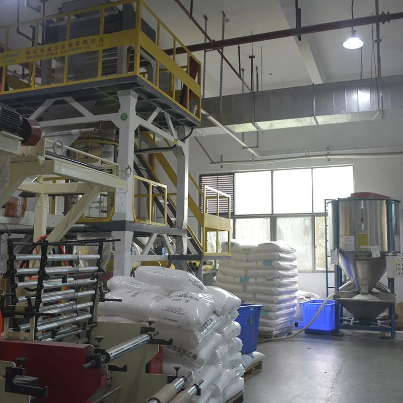 Environmental protection film blowing workshop