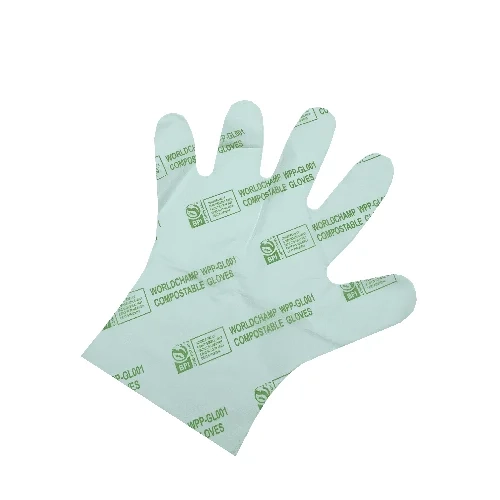 Disposable biodegradable glove