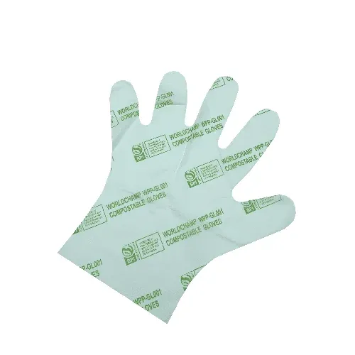 Disposable biodegradable glove