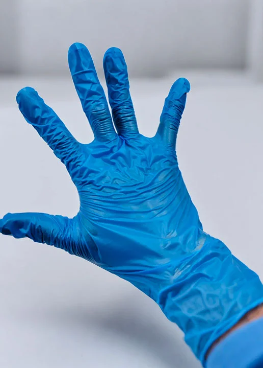 POE glove features,flexible touch to your skin