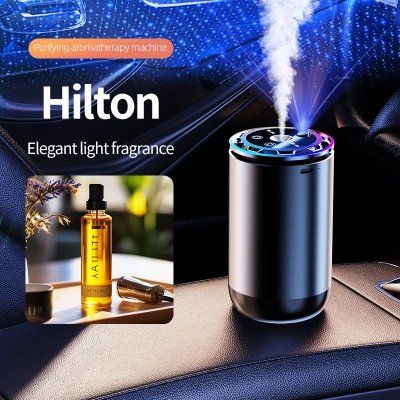 Elektrisches Aroma Ätherisches Öl Diffusor Auto Lufter frischer Aroma therapie Ätherische Öle Duft-Luftbe feuchter mit Star Dome Light