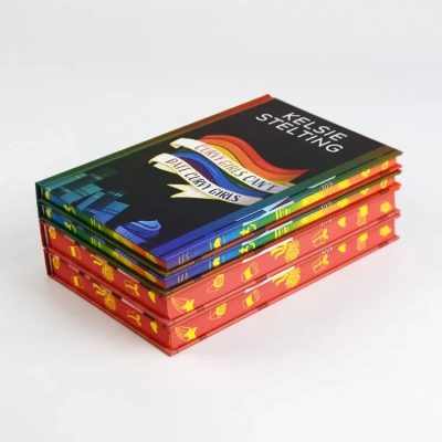 Edition spéciale roman avec bord pulvérisé-personnalisé imprimé broché