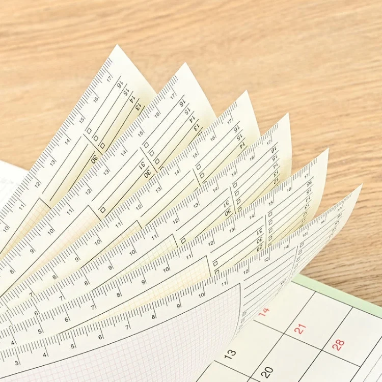 2026 Custom Desktop Calendar – Elegant Table Calendar with Spiral Binding for Office & Home