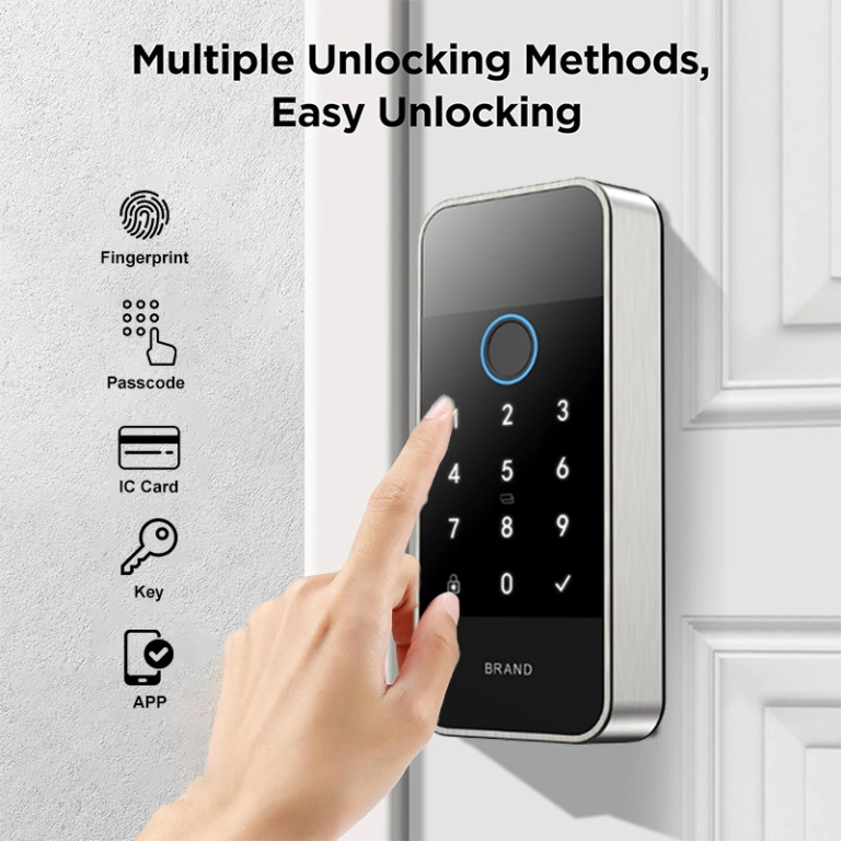 FD-H3 Pro Photovoltaic Smart Door Lock – Fingerprint, Password, WiFi, Remote Unlock, Voice Control, Tuya APP, Zinc Alloy, OEM/ODM