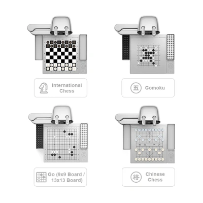 SenseRobot AI Chess Learning & Training Robot - 4-in-1 for Chinese Chess, Go, International Chess and Gomoku | Ages 3–12 | Enlightenment, Chess Learning, Companion Practice, Match Play | Home Learning