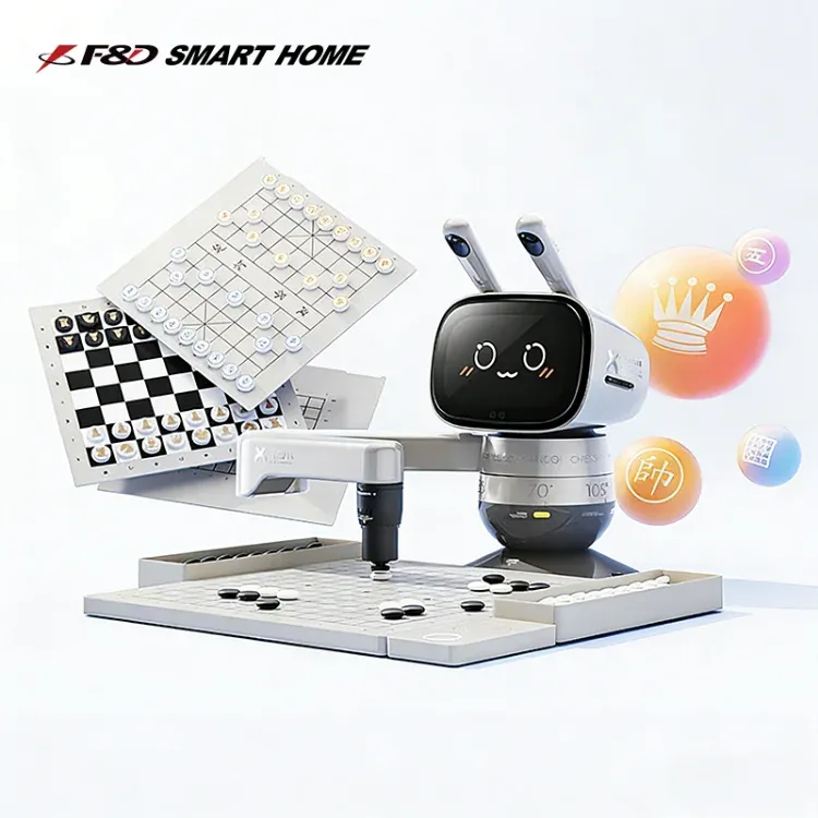 SenseRobot AI Chess Learning & Training Robot - 4-in-1 for Chinese Chess, Go, International Chess and Gomoku | Ages 3–12 | Enlightenment, Chess Learning, Companion Practice, Match Play | Home Learning