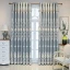 European retro double-layer curtain, with 3D relief embroidered white yarn, suitable for bedrooms, living rooms and other environments