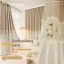 French fabric integrated relief embroidered curtains, suitable for various room types such as bedrooms and living rooms