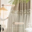 French fabric integrated relief embroidered curtains, suitable for various room types such as bedrooms and living rooms