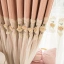 French fabric integrated relief embroidered curtains, suitable for various room types such as bedrooms and living rooms